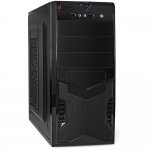 Exegate EX261447RUS Корпус Miditower CP-601 Black, ATX, <без БП>, 2*USB, Audio