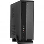 Exegate EX268692RUS Корпус MiniITX Exegate MI-207 Black, miniITX/mATX, <без БП>, 2*USB, Audio