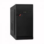 Exegate EX283059RUS Корпус Minitower ExeGate BAA-106 Black, mATX, , 2*USB, Audio