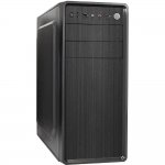 Exegate EX283729RUS Корпус Miditower XP-401 Black, ATX, <без БП>, 2*USB, Audio