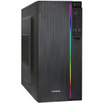 Exegate EX287885RUS Корпус Minitower ExeGate mEVO-9302-RGB-600W-12 (mATX,600NPX 12см,2USB+USB3.0, HD аудио,черн/RGB)