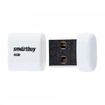 Smartbuy USB Drive 4GB LARA White (SB4GBLara-W)