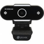 Оклик OK-C012HD черный 1Mpix (1280x720) USB2.0 с микрофоном