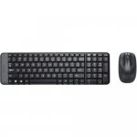 920-003169 Logitech Клавиатура + мышь Wireless Combo MK220 Black USB оригинальная заводская гравировка RU/LAT