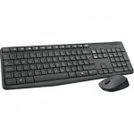 920-007948 Logitech Клавиатура + мышь MK235 GREY USB оригинальная заводская гравировка RU/LAT