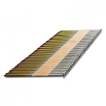 Реечные гвозди по дереву на бумажной кассете тип D34 2,87х63 RIBrt (кольц.накат.) упаковка 3000 шт.