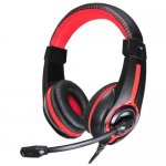 Oklick HS-L200 черный/красный 2м мониторы оголовье