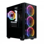 Ginzzu CL630 mATX FAN 4*12FRGB передняя панель Сетка