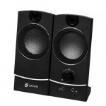 Oklick OK-118 2.0 черный 4Вт портативные