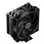 Кулер PCCooler RT400 BK S115X/1200/1700/1851/AM4/AM5 (TDP 235W, 1x120mm PWM FAN, 4 тепловые трубки 6мм, 500-2200RPM, 32dBa)