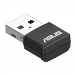 ASUS USB-AX55 NANO Беспроводной двухдиапазонный USB 2.0 адаптер AX1800, внутренняя антенна, Wi-Fi 6 (ax)