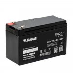 АКБ БАСТИОН RAPAN SB 1207 AGM 12V 7Ач I зар.2,1А, ножевые клеммы F1, гарантия 1 год (9163)