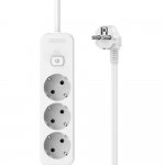 Perfeo сетевой удлинитель ″REAL STRIP″ 5,0м, 3 розетки, 16А, 3500 Вт, белый.