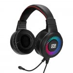 Exegate EX295316RUS Полноразмерные игровые наушники с микрофоном (гарнитура) ExeGate Gaming HS-520G (USB, 2x3.5мм, динамик 40мм, 20-20000Гц, длина кабеля 2.5м, регулировка громкости, RGB подсветка)