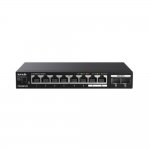 TENDA TEM2010X 8-Портовый коммутатор Ethernet 2.5G с 2 портами 10G SFP+