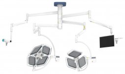 Светильник медицинский хирургический потолочный CADUCEUS CL4-L3/L4