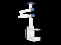 Потолочная двухплечевая вертикальная медицинская консоль CADUCEUS C2E-V