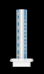 Настенная вертикальная медицинская консоль CADUCEUS CS07