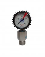 Манометр 40 бар с мембранным разделителем для инъекционного шнекового насоса