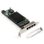Сетевая карта ExeGate EXE-I350-T4V2-PoE, 4xRJ-45, 1000, PCI-Ex4, Retail (EX299014RUS)