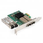 Сетевая карта ExeGate EXE-82576-F2 + 2x EXT-1G-MM850-LC2-550M, 2xSFP, 1 Гб/с, PCI-E, Retail (EX299088RUS)