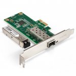 Сетевая карта ExeGate EXE-i210-F1 + EXT-1G-MM850-LC2-550M, 1xSFP, 1 Гб/с, PCI-E, Retail (EX298935RUS)
