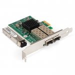 Сетевая карта ExeGate EXE-82576-F2 + EXT-1G-MM850-LC2-550M, 2xSFP, 1 Гб/с, PCI-E, Retail (EX298937RUS)