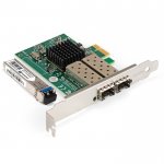 Сетевая карта ExeGate EXE-82576-F2 + EXT-1G-SM1310-LC2-20KM, 2xSFP, 1 Гб/с, PCI-E, Retail (EX298938RUS)