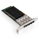 Сетевая карта ExeGate EXE-X710-4SFP+, 4xSFP+, 10 Гб/с, PCI-Ex8, Retail (EX299016RUS)