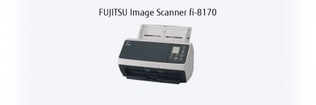 Сканер протяжный Fujitsu Image Scanner fi-8170, A4, CIS, 600x600dpi, ч/б 70 стр/мин,цв. 70, сетевой, USB USB 3.2 (PA03810-B051)
