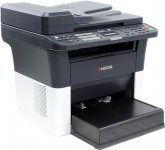 МФУ лазерный Kyocera Ecosys FS-1125MFP, A4, ч/б, 25стр/мин (A4 ч/б), 1800x600dpi, дуплекс, АПД-40 листов, факс, сетевой, USB (1102M73RU0/1102M73RUV/1102M73RU2)