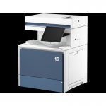 МФУ лазерный HP Color LaserJet Enterprise MFP 6800dn, A4, цветной, 52 стр/мин (A4 ч/б), 52 стр/мин (A4 цв.), 1200x1200 dpi, дуплекс, ДАПД-100 листов, сетевой, USB, белый/синий, требуется запуск через АСЦ (6QN35A)