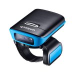 Сканер штрих-кода Unitech USBUnitech MS652+, сканер-кольцо, беспроводной, Image, 1D/2D, Bluetooth/USB, сканер-кольцо/аккумулятор/кабель Micro USB/крепление на палец./сканер-кольцо/аккумулятор/кабель Micro USB/крепление на палец., черный/синий, IP42 (MS652