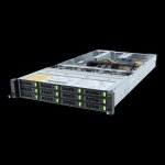Серверная платформа Gigabyte R283-SF0, 2xSocket4677, 32xDDR5, 12x2.5/3.5 HDD HS, No LAN, AMI MegaRAC SP-X, Redundant 2x2700 Вт, 2U (R283-SF0-AAL1)