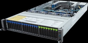 Серверная платформа Gigabyte R283-S98, 2xSocket4677, 32xDDR5, 24x2.5 HDD HS + 2x2.5 HS, 2xGLAN, GMC, Redundant 2x2000 Вт, 2U (R283-S98-AAJ2/ABJ2)