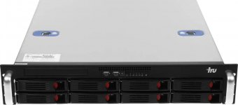 Сервер iRU Rock S2108E, 1xIntel Xeon Gold 6126, 1x16Gb RAM, noHDD, 8x2.5/3.5" HS, С621, noDVD, 2xGLAN, Командир (AST2500), 1x800 Вт, 2U (2173471)