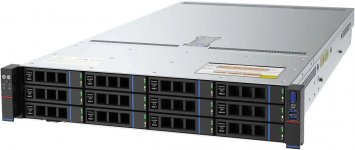 Сервер iRU Rock G2212P, 2xIntel Xeon Platinum 8380, 4x32Gb RAM, noHDD, 12+2x2.5/3.5" HS, 9480-8i, noDVD, 2x1Гбитс/с, 4x10 Гбит/с, Командир (AST2500), 2x1300 Вт, 2U (2162505)