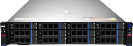 Сервер iRU Rock G2212IG4, 2xIntel Xeon Gold 6430, 2x32Gb RAM, noHDD, 12+2x2.5/3.5" HS, 9361-8I, noDVD, 2xGLAN, AST2600, 2x1600 Вт, 2U (2185405)