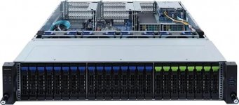 Сервер iRU Rock b2212p, 2xIntel Xeon Gold 5318N, 2x32Gb RAM, noHDD, 24x2.5/3.5" HS, 9361-8I, noDVD, 2xGLAN, AST2600, 2x1600 Вт, 2U (2186374)