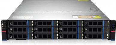 Сервер iRU Rock s2212g, 2xIntel Xeon Gold 6430, 2x64Gb RAM, 2x480Gb SATA SSD + 2x4Tb SATA HDD, 12+2x2.5/3.5" HS, LSI 9460-8I SGL, noDVD, 2xGLAN, AST2600, 2x1300 Вт, 2U (2190075)