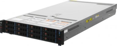 Сервер iRU Rock g2212ig6, 2xIntel Xeon 6530P, 4x64Gb RAM, noHDD, 12+2x2.5/3.5" HS, noDVD, 2x25 Гбит/с, AST2600, 2x2000 Вт, 2U (2164125)
