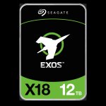 Жесткий диск (HDD) Seagate 12Tb Exos X18, 3.5", 7.2K, 256Mb, 512e, SAS 12Gb/s (ST12000NM004J)