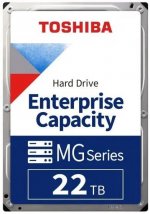 Жесткий диск (HDD) Toshiba 22Tb Enterprise Capacity, 3.5", 7.2K, 1Gb, 4Kn/512e, SATA3 (MG11ACA22TE)