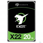 Жесткий диск (HDD) Seagate 20Tb Exos X22, 3.5", 7.2K, 512Mb, 4Kn/512e, SATA3 (ST20000NM004E RECERTIFIED)