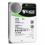 Жесткий диск (HDD) Seagate 22Tb Exos X22, 3.5", 7.2K, 512Mb, 512e, SATA3 (ST22000NM000C RECERTIFIED)