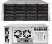 Корпус Supermicro 846BE1C-R1K23B, EE-ATX, 4U RM, 24x3.5 HS, Redundant 2x1200 Вт, черный (CSE-846BE1C-R1K23B)