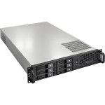 Корпус Exegate 2U660-HS06, E-ATX, 2U RM, 6x3.5/2.5 HS, 1x1100 Вт, черный/серебристый (EX293355RUS)