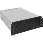 Корпус Exegate 4U650-18/1200PAS, E-ATX, 4U RM, 1x1200 Вт, черный/серебристый (EX300111RUS)