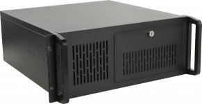 Корпус Powerman TS-4U, ATX, 4U RM, без БП, черный (6141299)