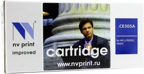 Картридж лазерный NV Print NV-CE505A (05A), черный, 2300 страниц, совместимый для LaserJet P2035 / P2035n / P2055 / P2055d / P2055dn / P2055d